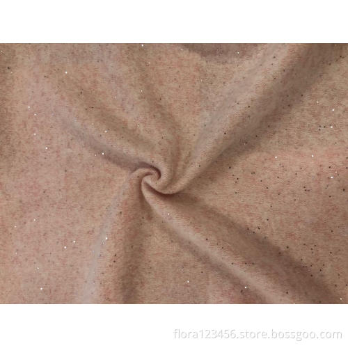 Glitter brush hacchi fabric